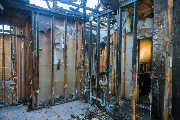 Professional Fire Board Up technician working in Westminster, MD